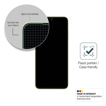 Schutzglasfolie mit optimaler Passform, zur Verwendung mit Hüllen geeignet
