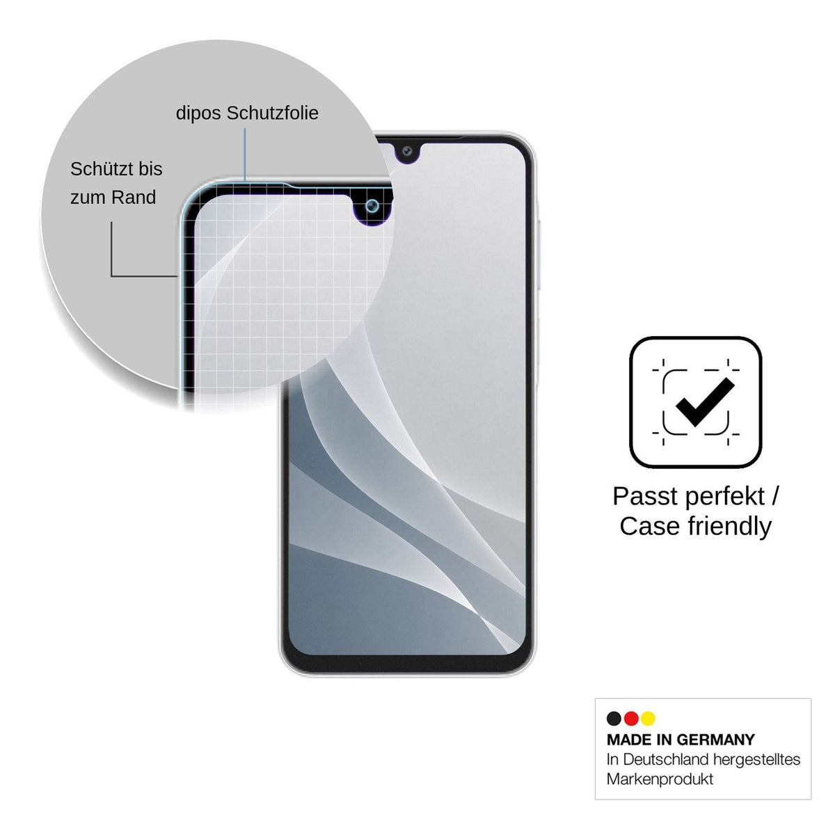 2x Screen Protector for Samsung Galaxy F70 matte Flexible Glass 9H dipos