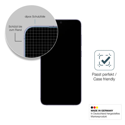 Schutzglasfolie mit optimaler Passform, zur Verwendung mit Hüllen geeignet