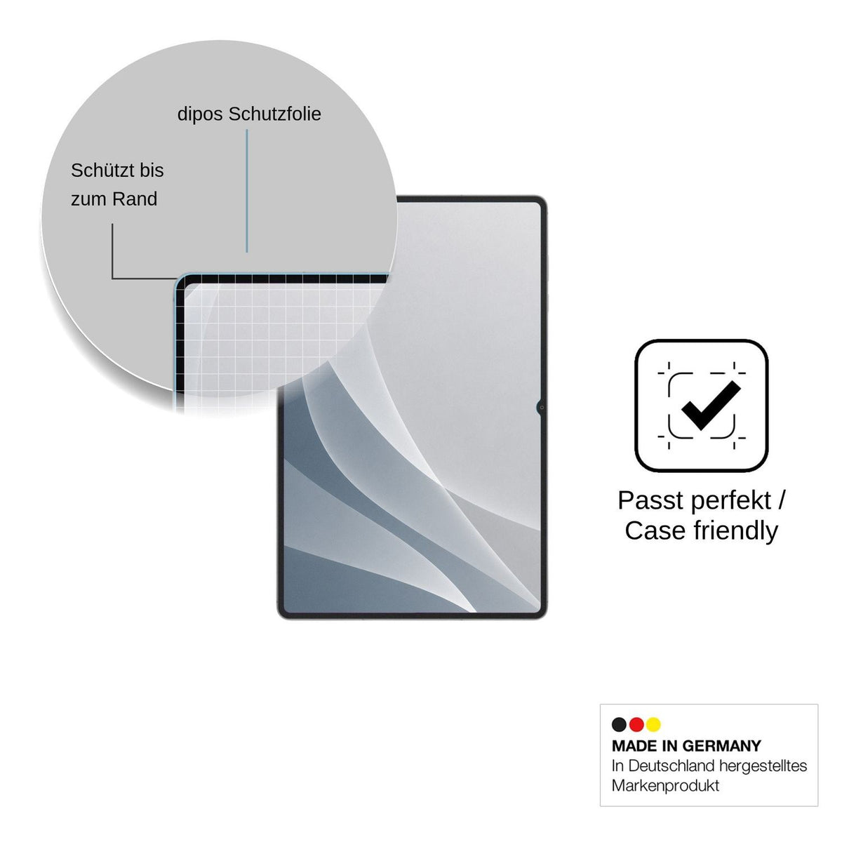 2x Screen Protector for Samsung Galaxy Tab S12 Ultra matte Flexible Glass 9H dipos