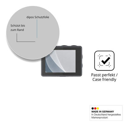 Schutzglasfolie mit optimaler Passform, zur Verwendung mit Hüllen geeignet