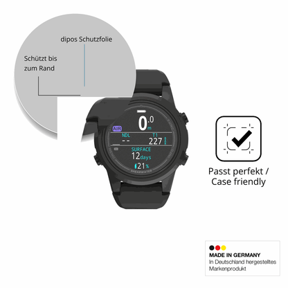 Schutzglasfolie mit optimaler Passform, zur Verwendung mit Hüllen geeignet