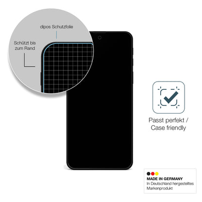 Schutzglasfolie mit optimaler Passform, zur Verwendung mit Hüllen geeignet