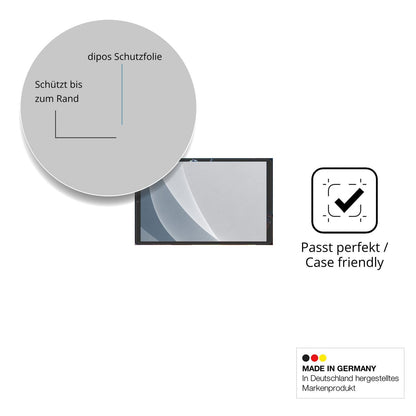 Schutzglasfolie mit optimaler Passform, zur Verwendung mit Hüllen geeignet