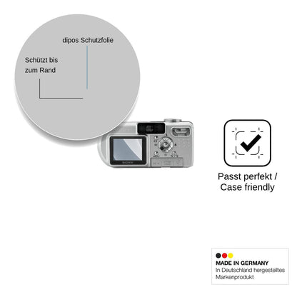 2x Screen Protector for Sony Cyber-Shot DSC-P8 matte Flexible Glass 9H dipos