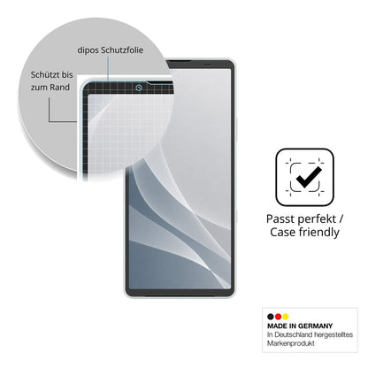 Schutzglasfolie mit optimaler Passform, zur Verwendung mit Hüllen geeignet