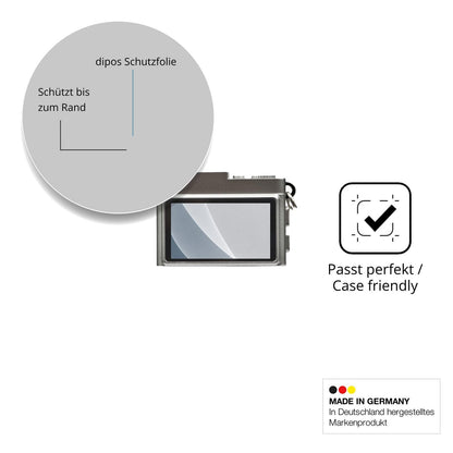 Schutzglasfolie mit optimaler Passform, zur Verwendung mit Hüllen geeignet