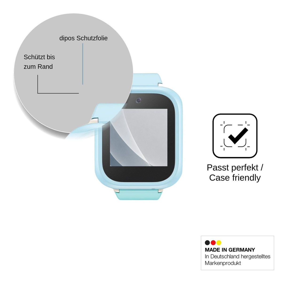 2x Screen Protector for TCL K5 matte Flexible Glass 9H dipos