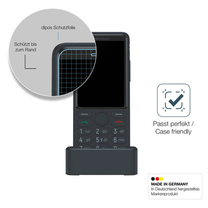 Schutzglasfolie mit optimaler Passform, zur Verwendung mit Hüllen geeignet