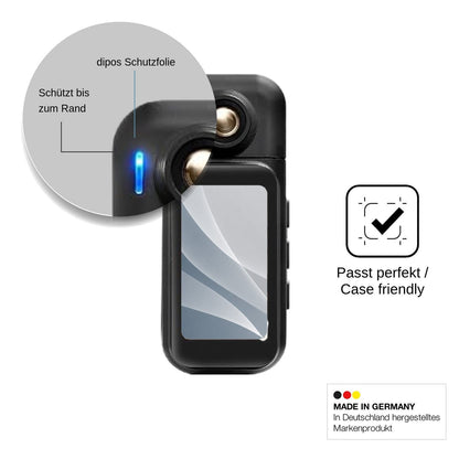 2x Screen Protector for Tiantianle H91 Action Cam matte Flexible Glass 9H dipos