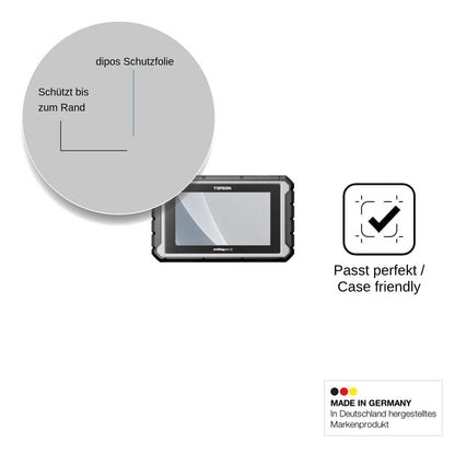 2x Screen Protector for Topdon ArtiDiag 900 BT matte Flexible Glass 9H dipos