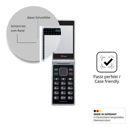 Schutzglasfolie mit optimaler Passform, zur Verwendung mit Hüllen geeignet
