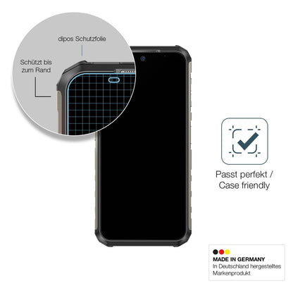 Schutzglasfolie mit optimaler Passform, zur Verwendung mit Hüllen geeignet