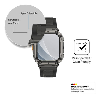 2x Screen Protector for Ulefone Armor Watch Ultra matte Flexible Glass 9H dipos