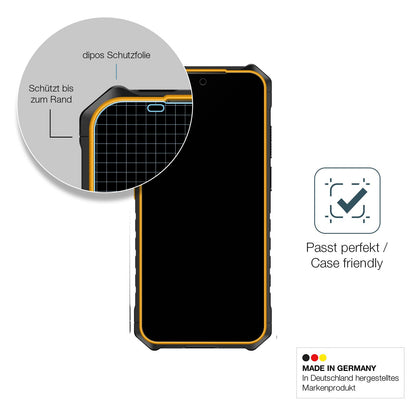 Schutzglasfolie mit optimaler Passform, zur Verwendung mit Hüllen geeignet