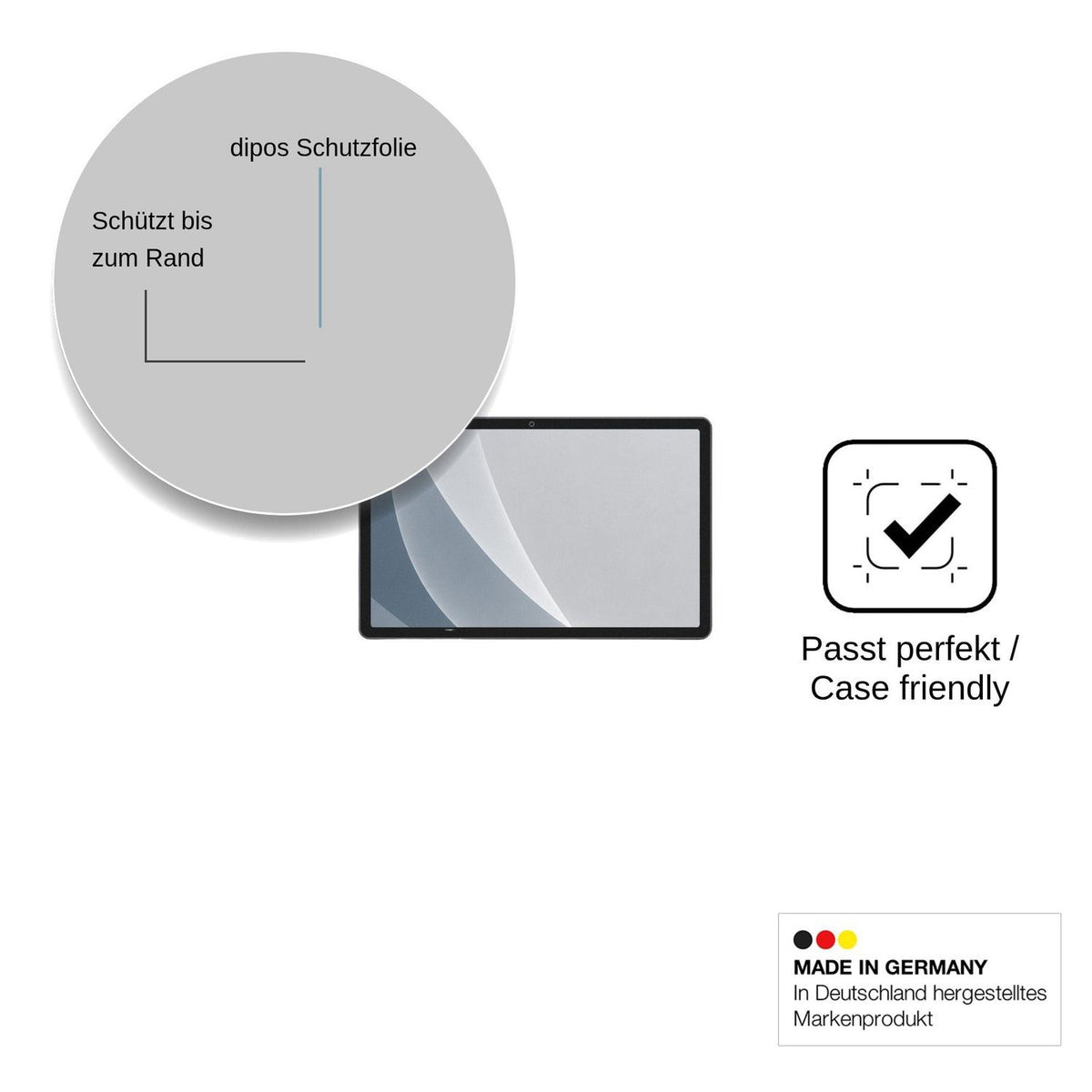 2x Screen Protector for VELVDIVA M618-EEA matte Flexible Glass 9H dipos