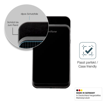 Schutzglasfolie mit optimaler Passform, zur Verwendung mit Hüllen geeignet