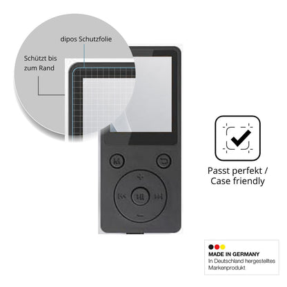 Schutzglasfolie mit optimaler Passform, zur Verwendung mit Hüllen geeignet