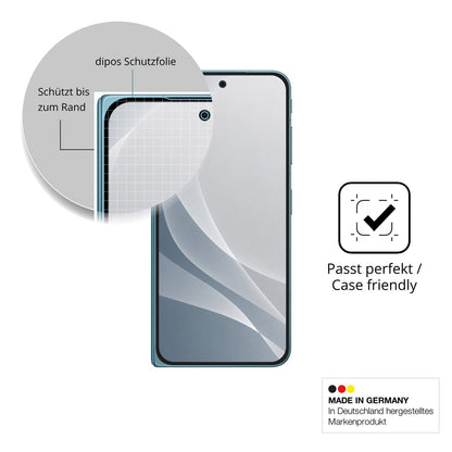 Schutzglasfolie mit optimaler Passform, zur Verwendung mit Hüllen geeignet