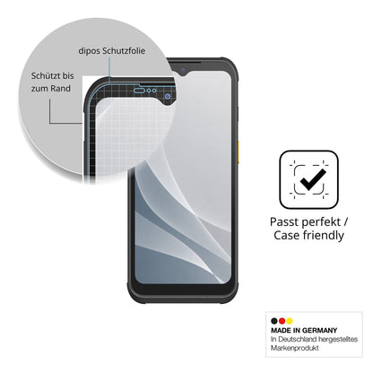 Schutzglasfolie mit optimaler Passform, zur Verwendung mit Hüllen geeignet