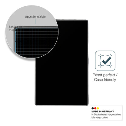 Schutzglasfolie mit optimaler Passform, zur Verwendung mit Hüllen geeignet