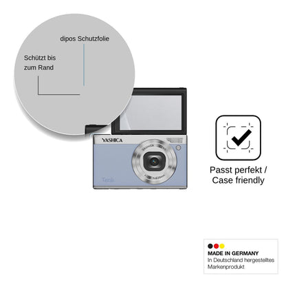 2x Screen Protector for Yashica Tank Compact matte Flexible Glass 9H dipos