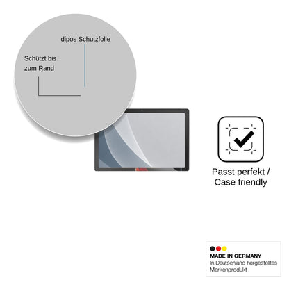 2x Screen Protector for Yicty Android 14 Tablet 10,1 Inch matte Flexible Glass 9H dipos