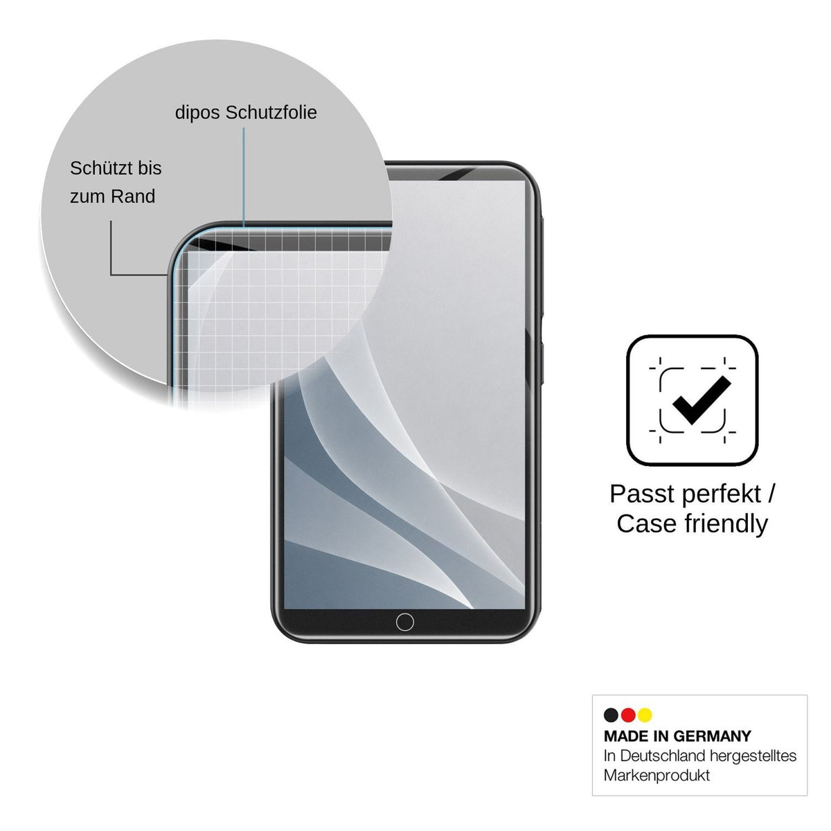 2x Screen Protector for ZAQE M12 matte Flexible Glass 9H dipos