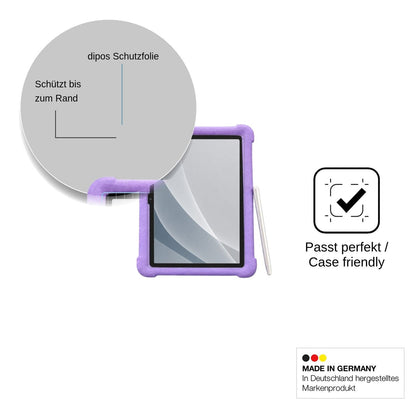 2x Screen Protector for ZONKO Kinder Tablet 10 matte Flexible Glass 9H dipos