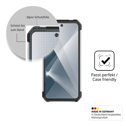 Besonders flexibler Displayschutz mit Anti-Shock-Schicht im Materialmix