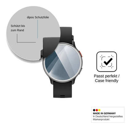 2x Screen Protector for aeac 1.27 Smartwatch Flexible Glass 9H dipos