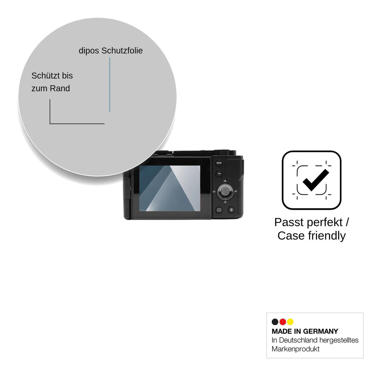 2x Screen Protector for AgfaPhoto Realishot C130 Flexible Glass 9H dipos