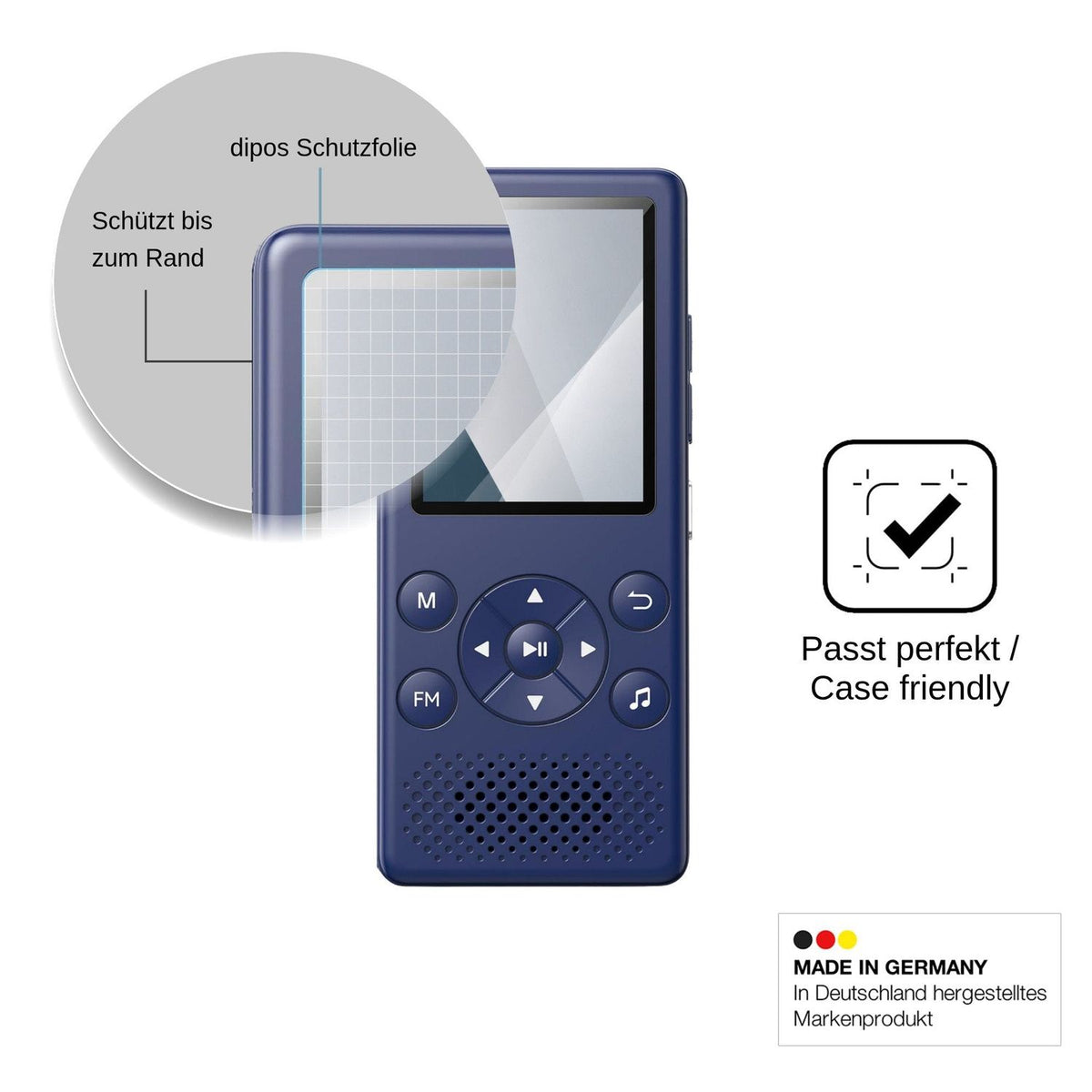 2x Screen Protector for AGPTEK M5X Flexible Glass 9H dipos
