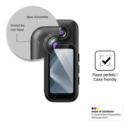 2x Screen Protector for AIKER H91 Action Cam Flexible Glass 9H dipos