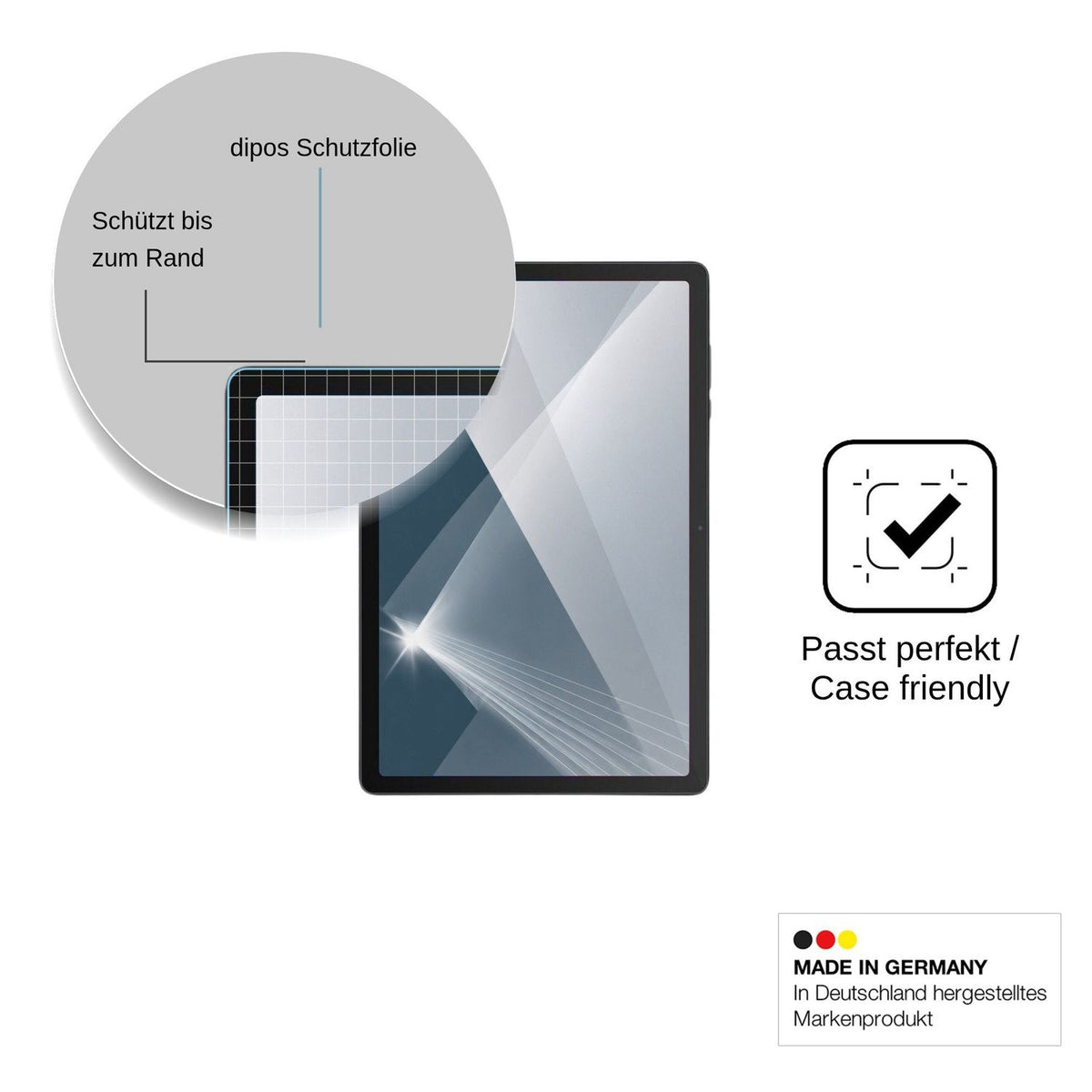 2x Screen Protector for Aiwa Tab AS11 Flexible Glass 9H dipos