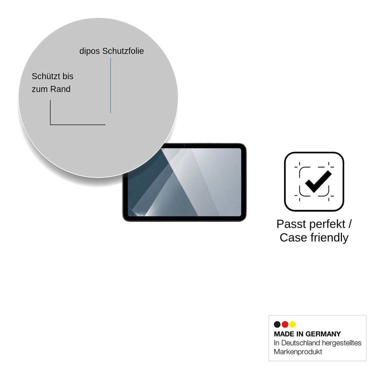 2x Screen Protector for Amazon Alexa Tablet 8 Flexible Glass 9H dipos