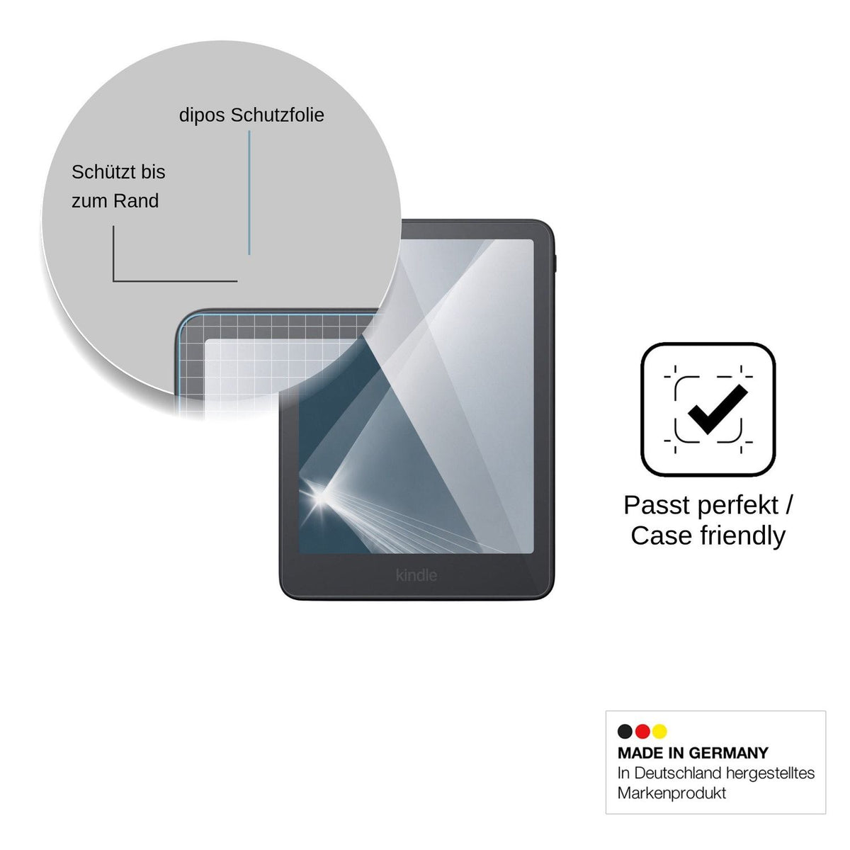 2x Screen Protector for Amazon Kindle Colorsoft 2026 Flexible Glass 9H dipos