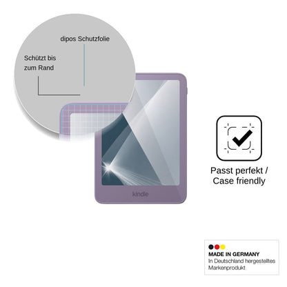 2x Screen Protector for Amazon Kindle Paperwhite 2026 Flexible Glass 9H dipos