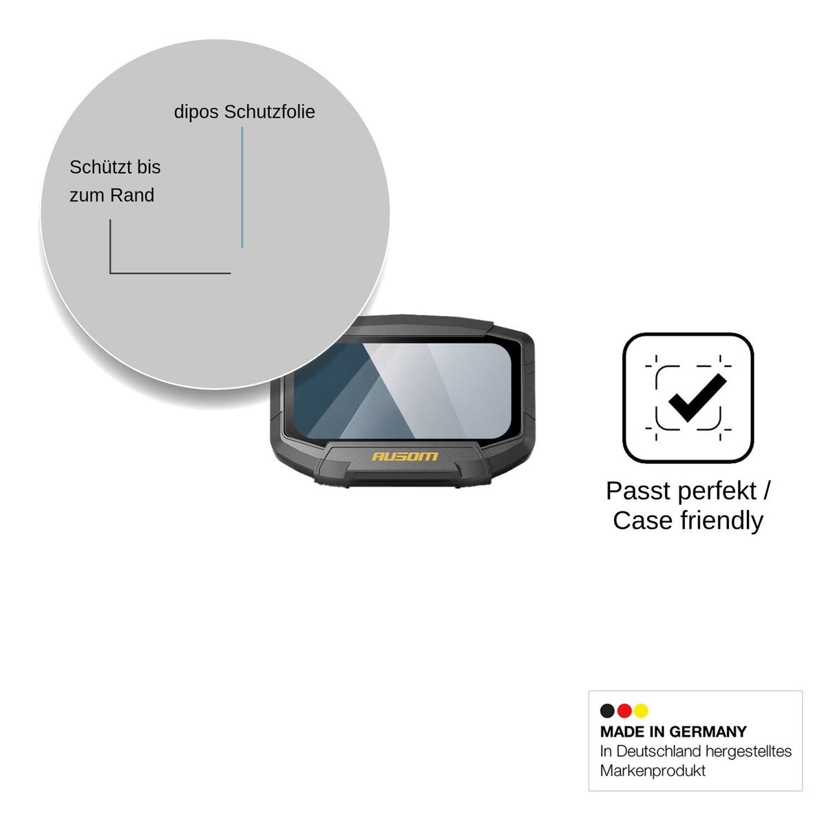 2x Screen Protector for Ausom Gosoul 2 Pro Flexible Glass 9H dipos