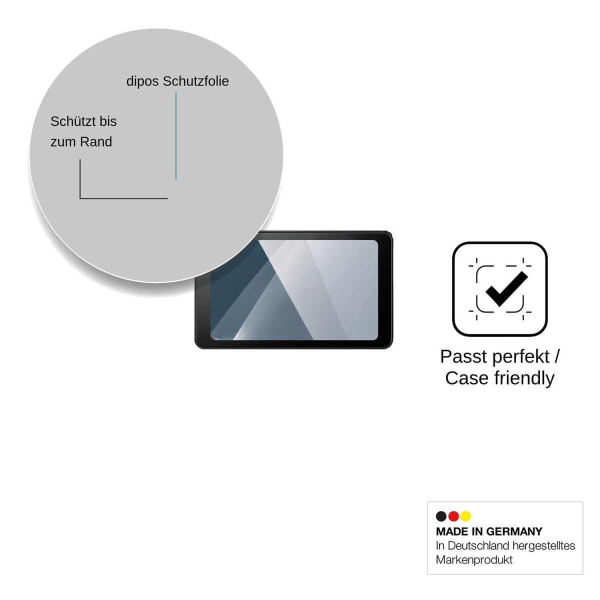2x Screen Protector for Bauhn Car Smart Display 7 Inch Flexible Glass 9H dipos