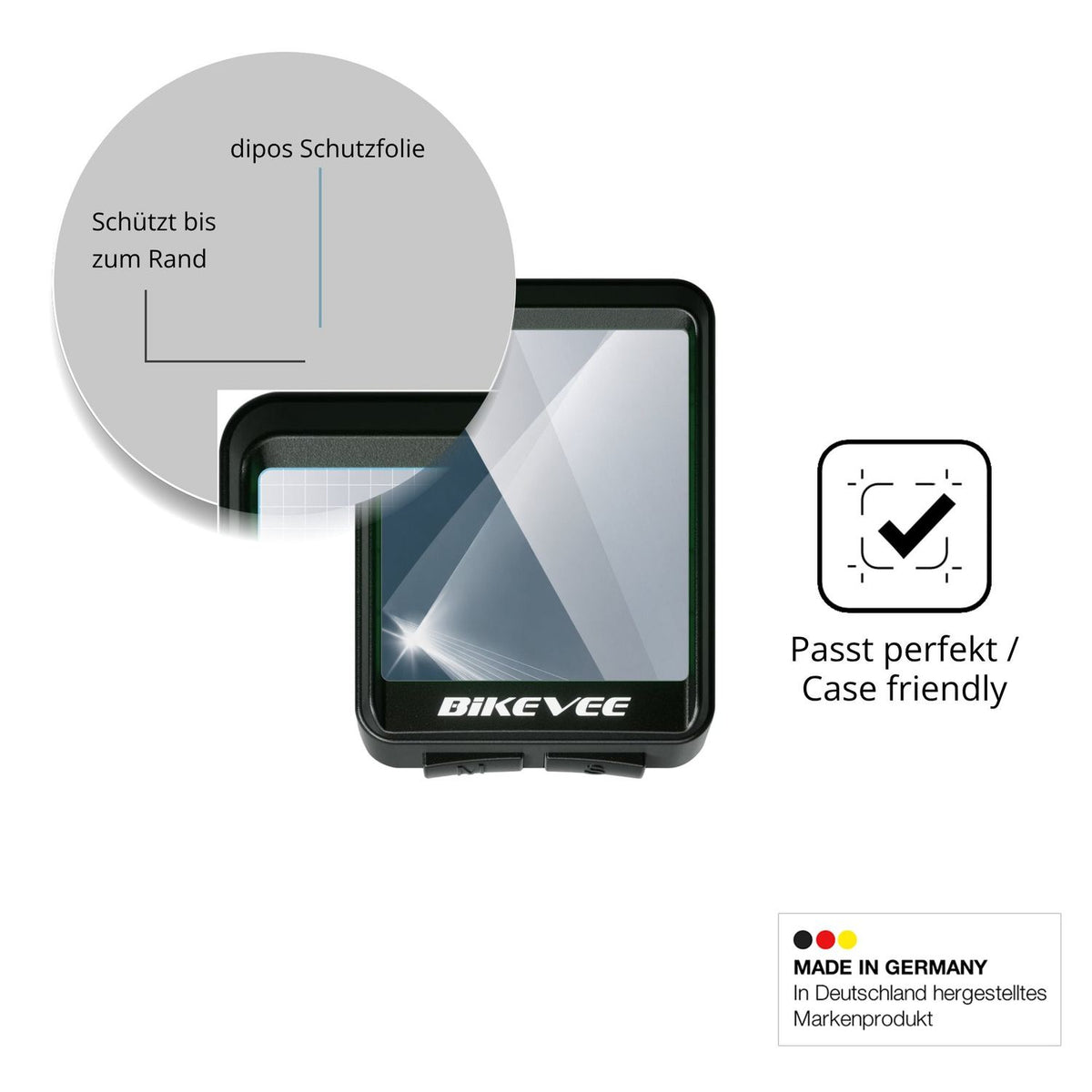 Besonders flexibler Displayschutz mit Anti-Shock-Schicht im Materialmix