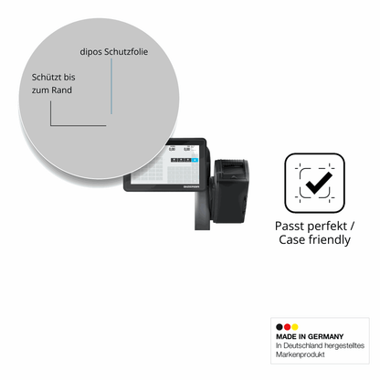 Besonders flexibler Displayschutz mit Anti-Shock-Schicht im Materialmix
