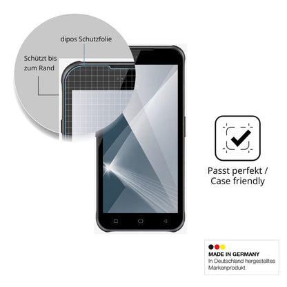 Besonders flexibler Displayschutz mit Anti-Shock-Schicht im Materialmix