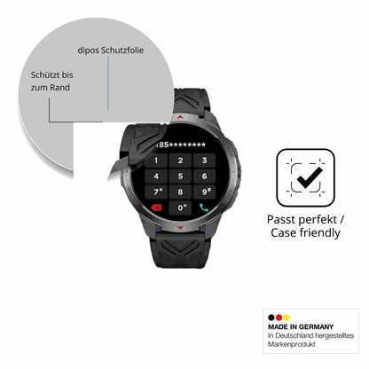 Besonders flexibler Displayschutz mit Anti-Shock-Schicht im Materialmix