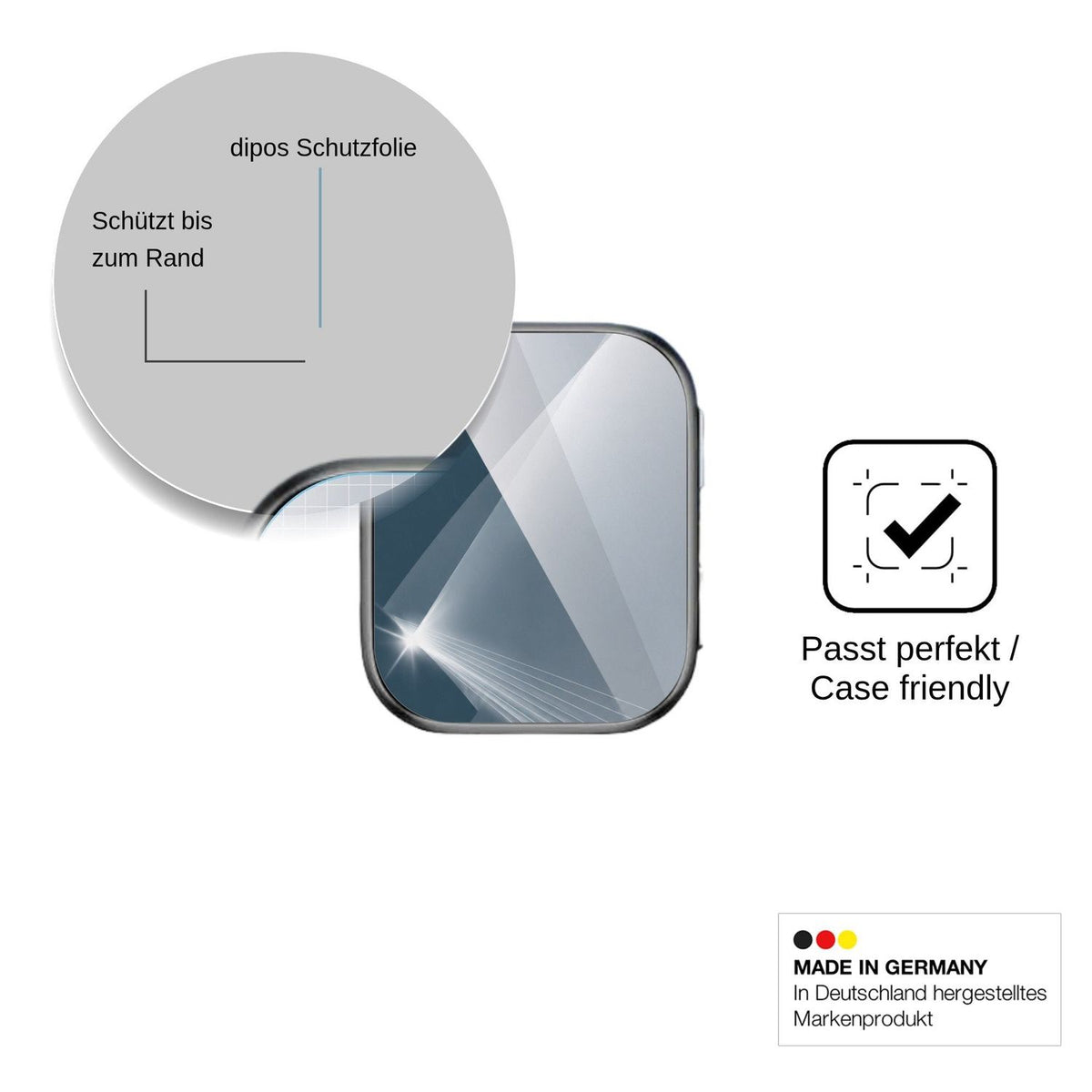 2x Screen Protector for BP Doctor M7000 Flexible Glass 9H dipos