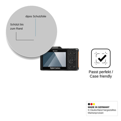 2x Screen Protector for Camtryzine KHX211 Flexible Glass 9H dipos