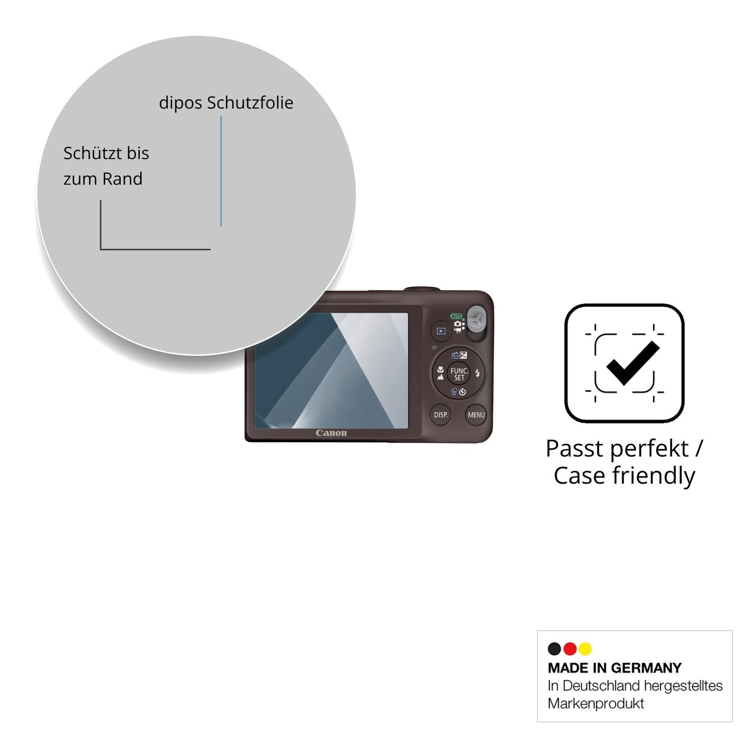 Besonders flexibler Displayschutz mit Anti-Shock-Schicht im Materialmix
