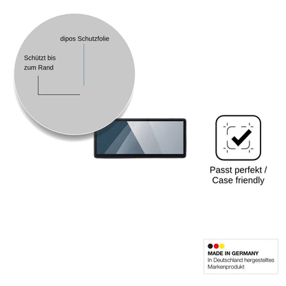 2x Screen Protector for CarpodGo T4 Plus Flexible Glass 9H dipos