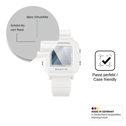 2x Screen Protector for Casio Baby-G BGD-10 Flexible Glass 9H dipos