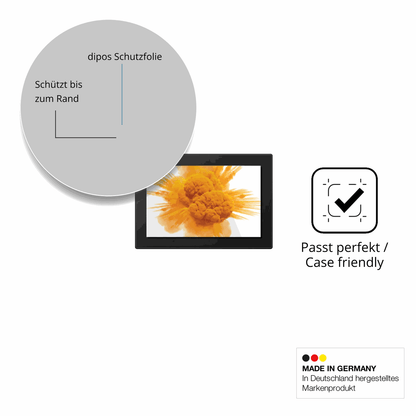 Besonders flexibler Displayschutz mit Anti-Shock-Schicht im Materialmix